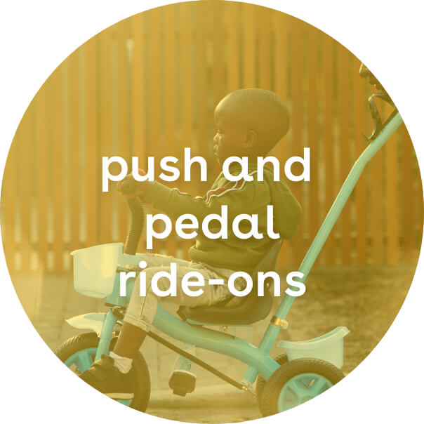 push and pedal ride-ons